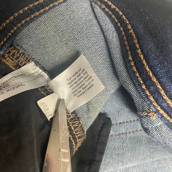 LANE BRYANT Women’s Dark Wash Blue High Rise Jeggings Size 20 Inseam 27.5 - Picture 4 of 9